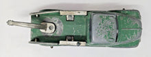 Load image into Gallery viewer, Vintage Hubley 1950’s Metal Wrecker Green Tow Truck 6 3/4" Kiddie Toy # 452 USA