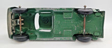 Load image into Gallery viewer, Vintage Hubley 1950’s Metal Wrecker Green Tow Truck 6 3/4" Kiddie Toy # 452 USA