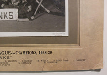 Load image into Gallery viewer, 1938-39 Canada Packers House League Champions "Night Hawks" Hockey Team Photo