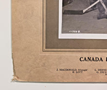 Load image into Gallery viewer, 1938-39 Canada Packers House League Champions "Night Hawks" Hockey Team Photo