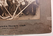 Load image into Gallery viewer, 1905-06 Heinrich's Hockey Club Jr City League Hockey Team Photo