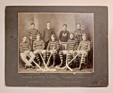 Load image into Gallery viewer, 1904 Science Hockey Team Interclass Champions Cabinet Photo