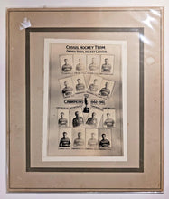 Load image into Gallery viewer, 1940 Cassel Hockey Team Ontario Rural Hockey League Champions Portraits