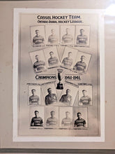 Load image into Gallery viewer, 1940 Cassel Hockey Team Ontario Rural Hockey League Champions Portraits