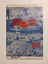 Load image into Gallery viewer, 1949 Red Sox Washington Baseball Program signed by John Pesky