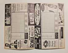 Load image into Gallery viewer, 1954 Detroit at Cleveland Indians Baseball Official Souvenir Score Card