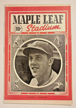 Load image into Gallery viewer, 1938 Toronto Maple Leaf Stadium Baseball Program w/ Newspaper Cut out