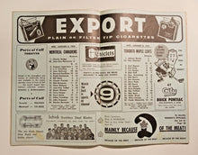 Load image into Gallery viewer, 1964 Jan 8, Montreal vs Maple Leafs, Maple Leaf Gardens Official Sports Program