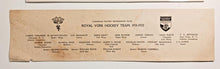 Load image into Gallery viewer, 1931-32 Royal York CPR Canadian Pacific Hockey Team, Real Photo w/ Member's List