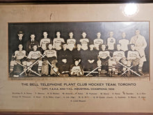 Load image into Gallery viewer, 1932 Bell Telephone Toronto Champions Hockey Team Photo w/ Original Frame