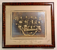 Load image into Gallery viewer, 1915-16 St. Michael's Hockey Club, Cobourge Toronto, Team Photo w/ Frame