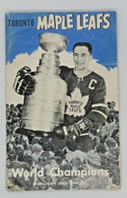 Load image into Gallery viewer, 1962-1963 Toronto Maple Leafs World Champions Media Book