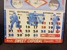 Load image into Gallery viewer, 1951-52 Montreal Canadiens Forum Sweet Caporal Hockey Calendar Complete
