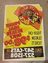 Load image into Gallery viewer, 1990's Hamilton Tiger-Cat KFL Oversize Poster