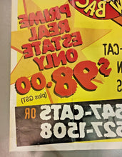 Load image into Gallery viewer, 1990's Hamilton Tiger-Cat KFL Oversize Poster