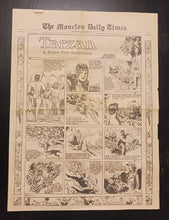 Load image into Gallery viewer, 1943 The Moncton Daily Times Sunday Pages Tarzan & Mickey Mouse Comics