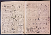 Load image into Gallery viewer, 1943 The Moncton Daily Times Sunday Pages Tarzan & Mickey Mouse Comics