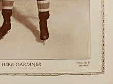 Load image into Gallery viewer, 1927-28 La Patrie Herb Gardiner Montreal Canadiens Hockey Photo No. 9