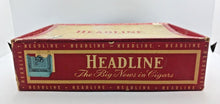 Load image into Gallery viewer, Headline Mild The Big News in Cigars, Factory No. 17, Virginia 50 Cigar Box