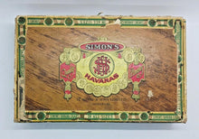 Load image into Gallery viewer, Simon's Havanas Perfectos Size Cigar Box by H. Simon & Sons Limited, Montreal