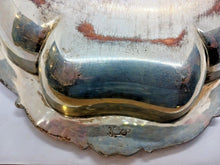 Load image into Gallery viewer, Antique Silver Lidded Entree Serving Dish Tray Set of 2