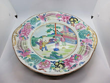 Load image into Gallery viewer, 1850s Mason's Chinese Soup Bowl with Lid and Saucer Hand Painted 13" x 12" x 12"