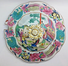 Load image into Gallery viewer, 1850s Mason's Chinese Soup Bowl with Lid and Saucer Hand Painted 13" x 12" x 12"