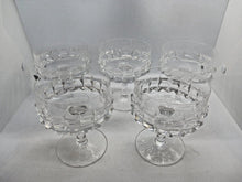 Load image into Gallery viewer, Rosenthal HOLD FAST lead crystal glass bowl champagne ice cream set of 5