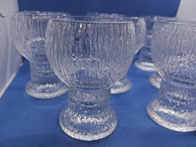 Load image into Gallery viewer, Iittala (Finland) 'Kekkerit' Sherry/Port Glasses (set x8) 5" x 3"