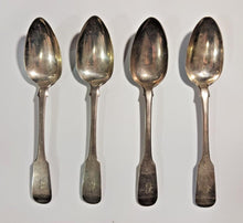 Load image into Gallery viewer, Cameron Sterling Silver Dundee Scotland Prov Mark Spoons x 4 with Mono very rare