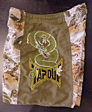 Load image into Gallery viewer, Green Dragon Tapout Adult Size 36 Shorts w/ Martial Arts Training Shin Guards