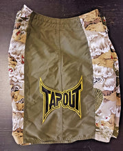 Load image into Gallery viewer, Green Dragon Tapout Adult Size 36 Shorts w/ Martial Arts Training Shin Guards