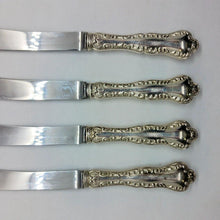 Load image into Gallery viewer, Pompadour By Birks Sterling Silver 6 3/4" Butter Knife Set of 4
