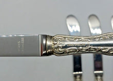 Load image into Gallery viewer, Pompadour By Birks Sterling Silver 6 3/4" Butter Knife Set of 4