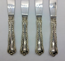 Load image into Gallery viewer, Pompadour By Birks Sterling Silver 9 1/2" Dinner Knife Set of 4