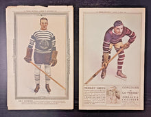 Load image into Gallery viewer, 1930 La Presse, Montreal, Samedi, Hockey Inserts Lot of 7
