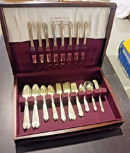 Load image into Gallery viewer, Oneida Community KING CEDRIC Silverplate Plate 1933 Silverware Flatware (53) Set
