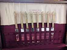 Load image into Gallery viewer, Oneida Community KING CEDRIC Silverplate Plate 1933 Silverware Flatware (53) Set
