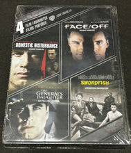 Load image into Gallery viewer, 4 Film Favorites from John Travolta DVD (Face/Off, Swordfish, etc) SEALED