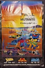 Load image into Gallery viewer, Rare FALL OF THE MUTANTS Poster 22" X 32" X-Men Original Vintage Marvel HTF