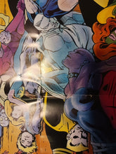 Load image into Gallery viewer, Rare FALL OF THE MUTANTS Poster 22" X 32" X-Men Original Vintage Marvel HTF