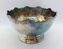 Load image into Gallery viewer, Barker Ellis Silver Mounts Silver Plate Pedestal Bowl (SM Mark)