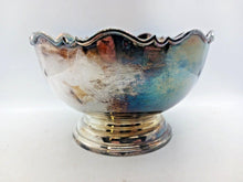 Load image into Gallery viewer, Barker Ellis Silver Mounts Silver Plate Pedestal Bowl (SM Mark)