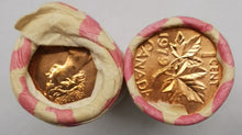 Load image into Gallery viewer, 1979 Canadian Penny CIBC Bank Machine Roll White Paper Red (50 ct) x 2 Lot 8