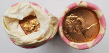 Load image into Gallery viewer, 1979 Canadian Penny CIBC Bank Machine Roll White Paper Red (50 ct) x 2 Lot 11