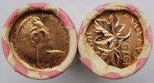 Load image into Gallery viewer, 1979 Canadian Penny CIBC Bank Machine Roll White Paper Red (50 ct) x 2 Lot 15