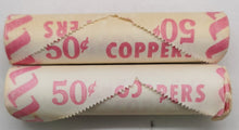 Load image into Gallery viewer, 1979 Canadian Penny CIBC Bank Machine Roll White Paper Red (50 ct) x 2 Lot 23