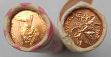 Load image into Gallery viewer, 1979 Canadian Penny CIBC Bank Machine Roll White Paper Red (50 ct) x 2 Lot 17