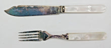 Load image into Gallery viewer, BIRKS 10pc Mother of Pearl Cutlery Set In Original Box