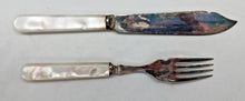 Load image into Gallery viewer, BIRKS 10pc Mother of Pearl Cutlery Set In Original Box